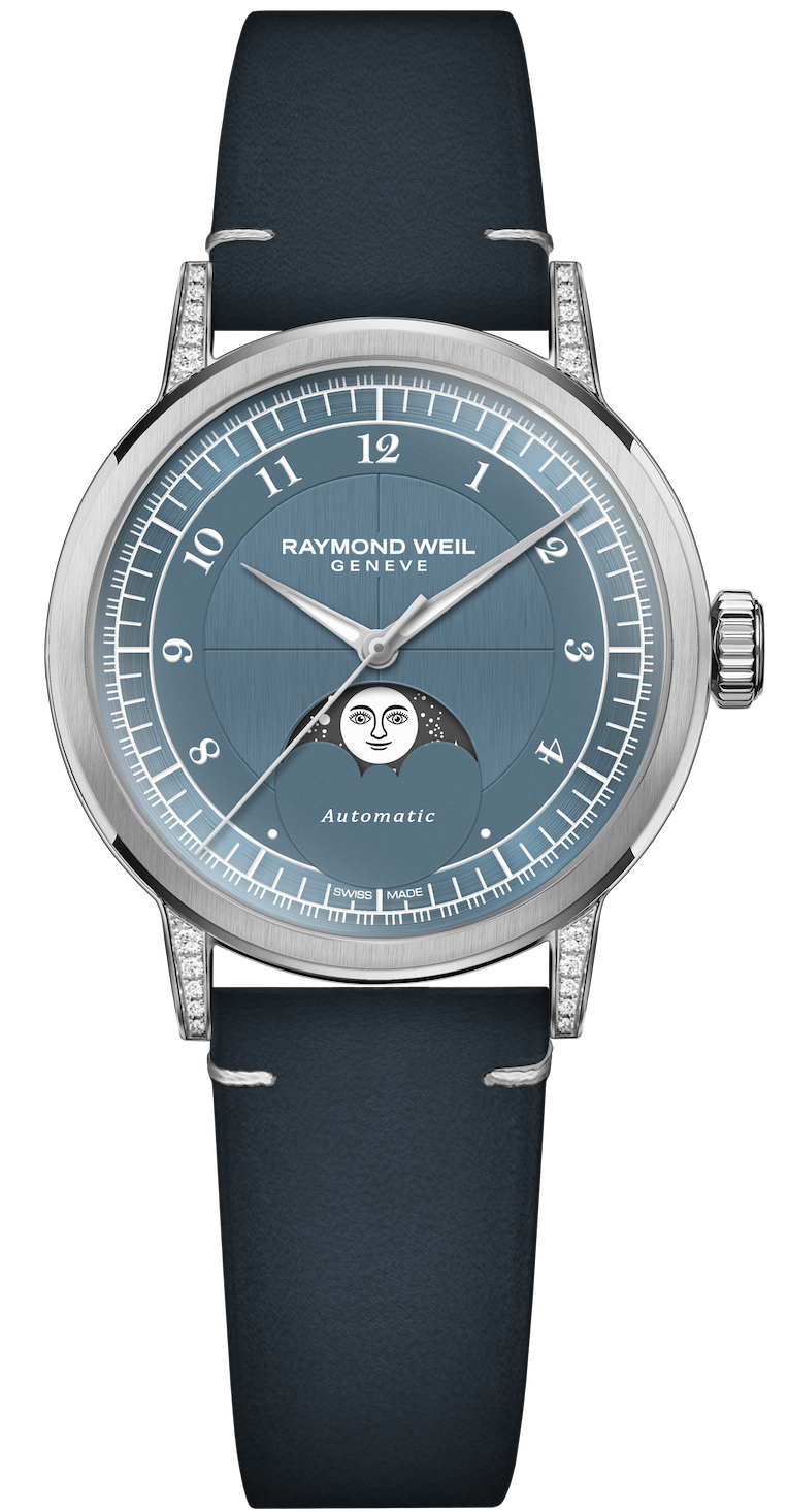 Raymond Weil Millesime Automatic Moon Phase 35mm Watch 2145-SCS