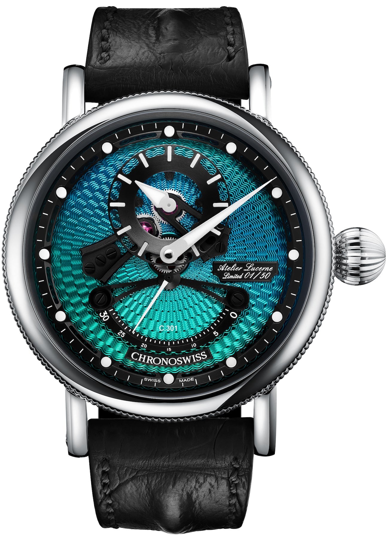 Chronoswiss Watch Open Gear ReSec Paraiba Limited Edition D CH-6923-TUBK