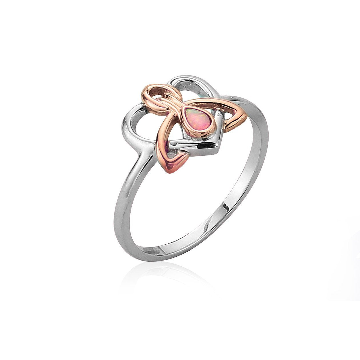 Clogau Dwynwen Opal Silver Ring D 3SDWR W Hamond Fine Jewellery