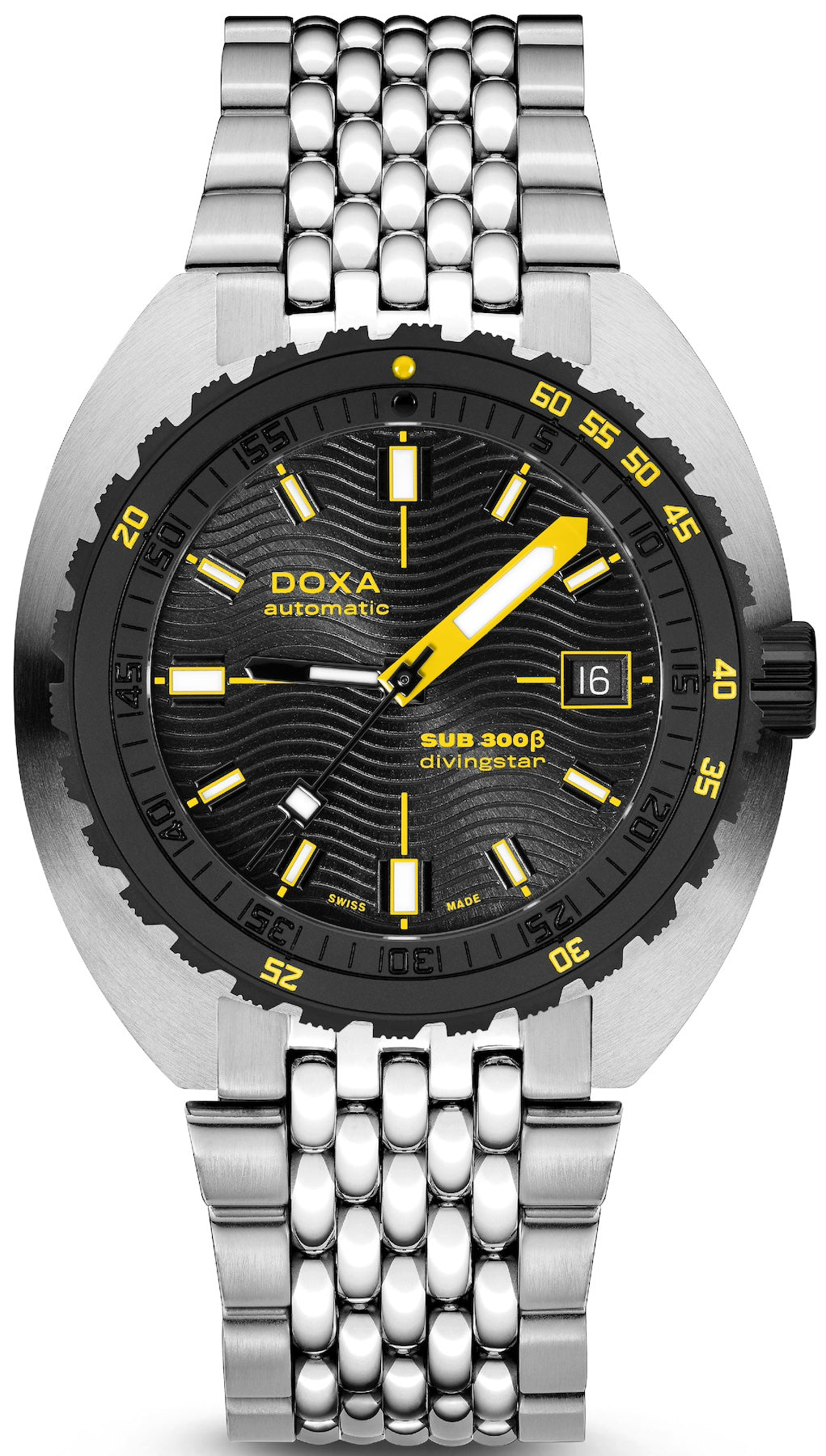 Doxa SUB 300 Beta Ceramic Steel Divingstar Bracelet Watch