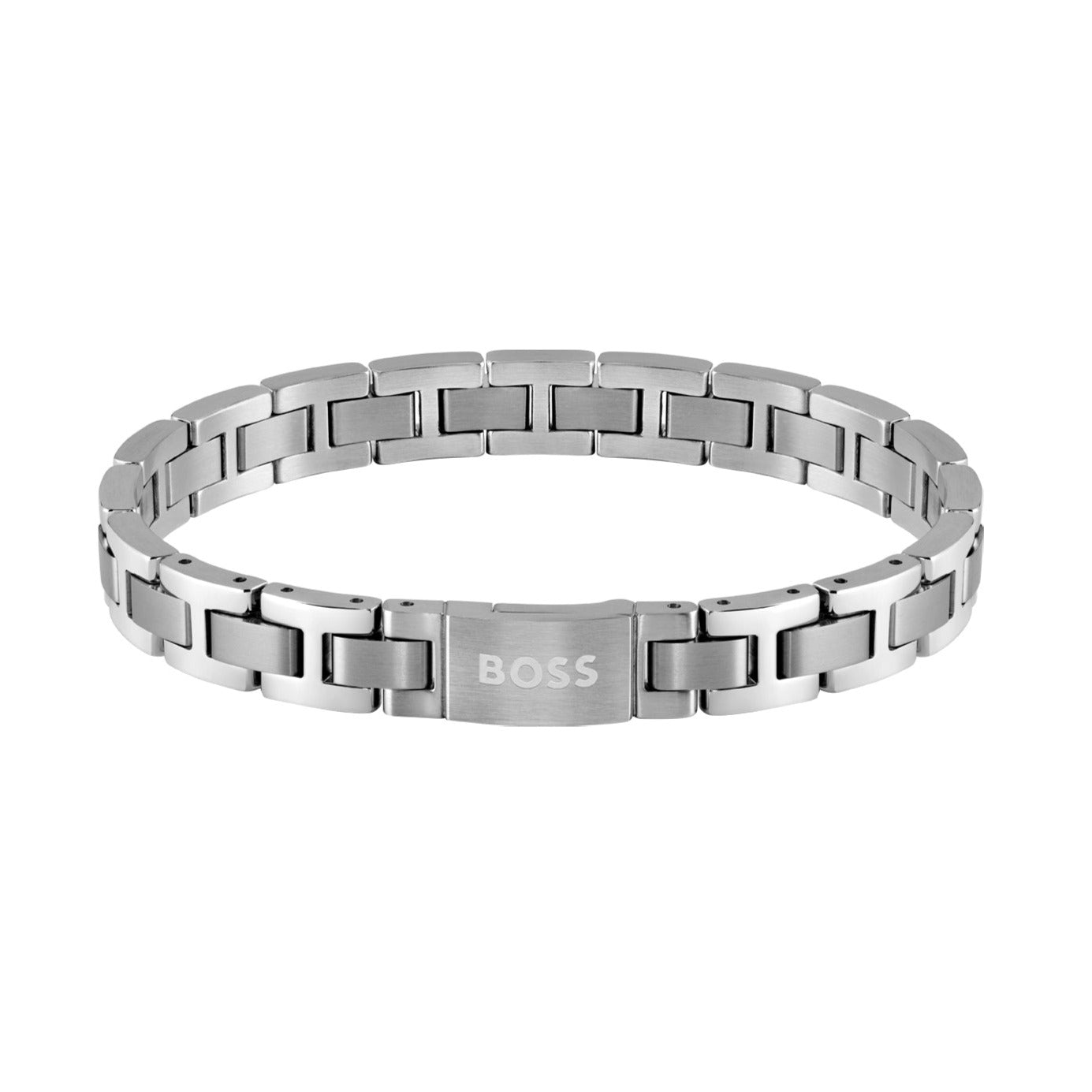 Boss Metal Link Essentials Stainless Steel Mens Chain Bracelet