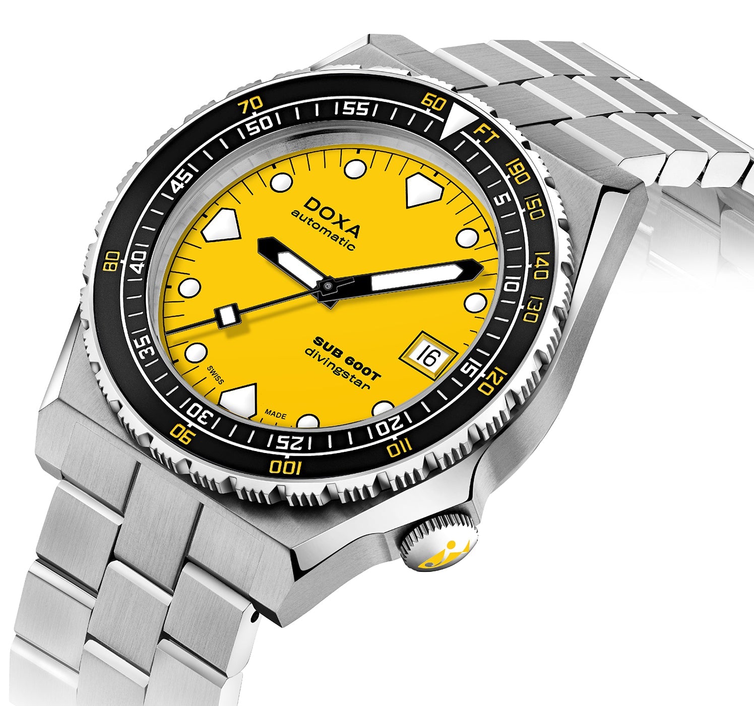 Doxa SUB 600T Divingstar Bracelet Watch W Hamond
