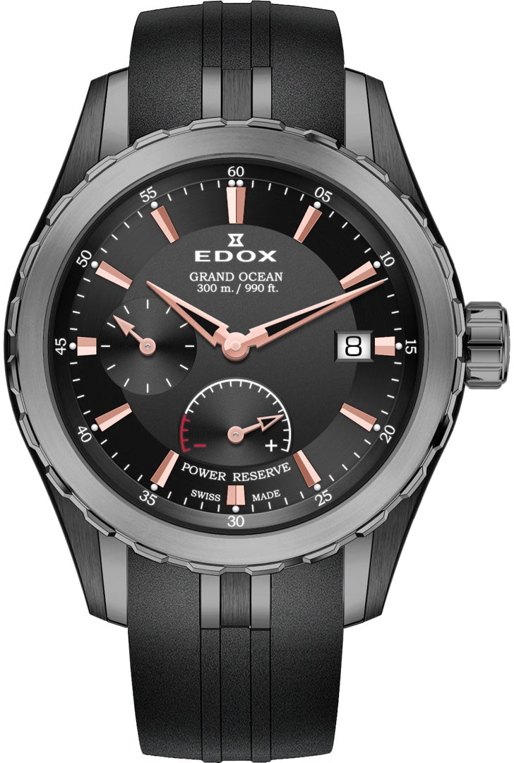 Wrist Watches Edox Grand Ocean Ultra Slim Edox Power Reserve