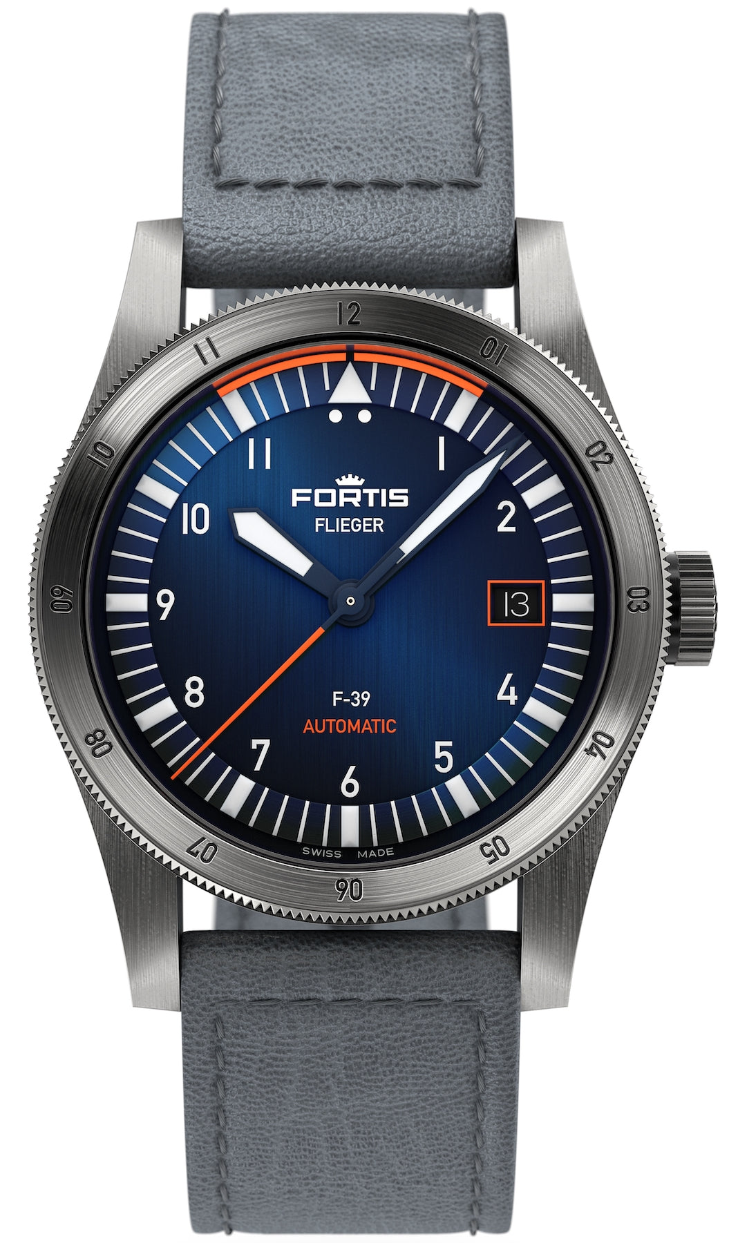 Fortis Watch Flieger F39 Midnight Blue F4220011 | W Hamond Luxury Watches