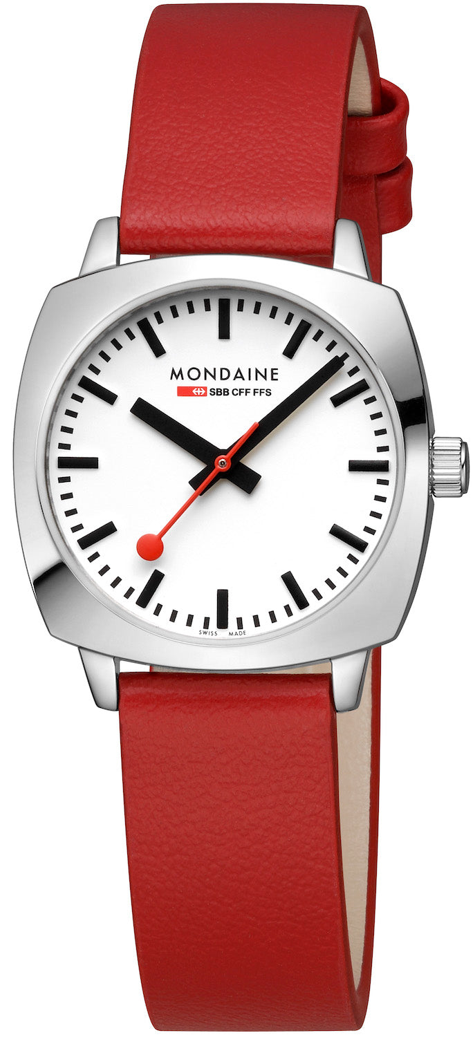 Mondaine Official Swiss Railways Cushion MSL.31110.LCV | W Hamond Fine  Jewellery