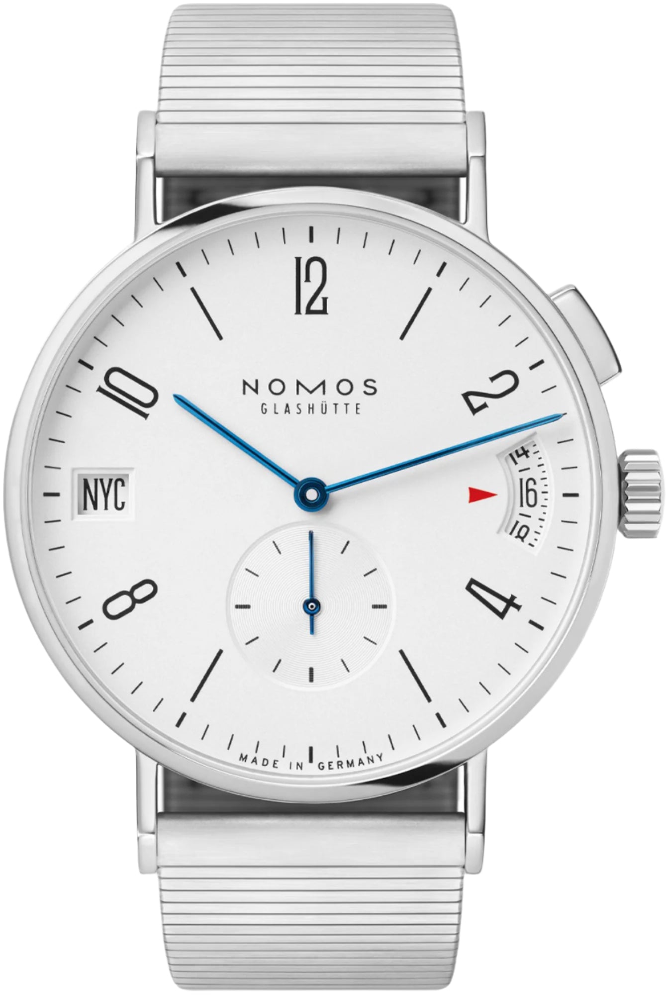Nomos Glashutte Tangomat GMT Sapphire Crystal Watch 635 BRACELET