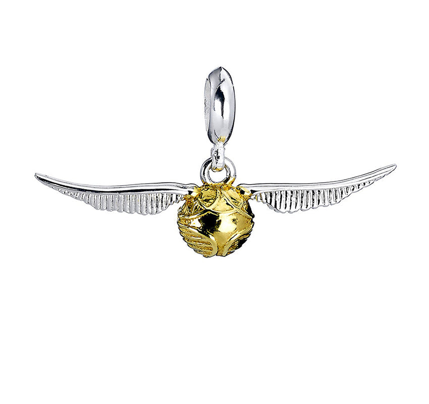 Official Harry Potter Sterling Silver Golden Snitch Slider Charm