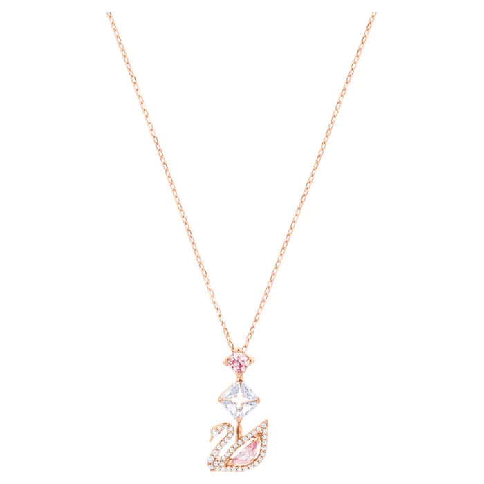 Swarovski Dazzling Swan Rose Gold Tone Plated Y Necklace 5473024