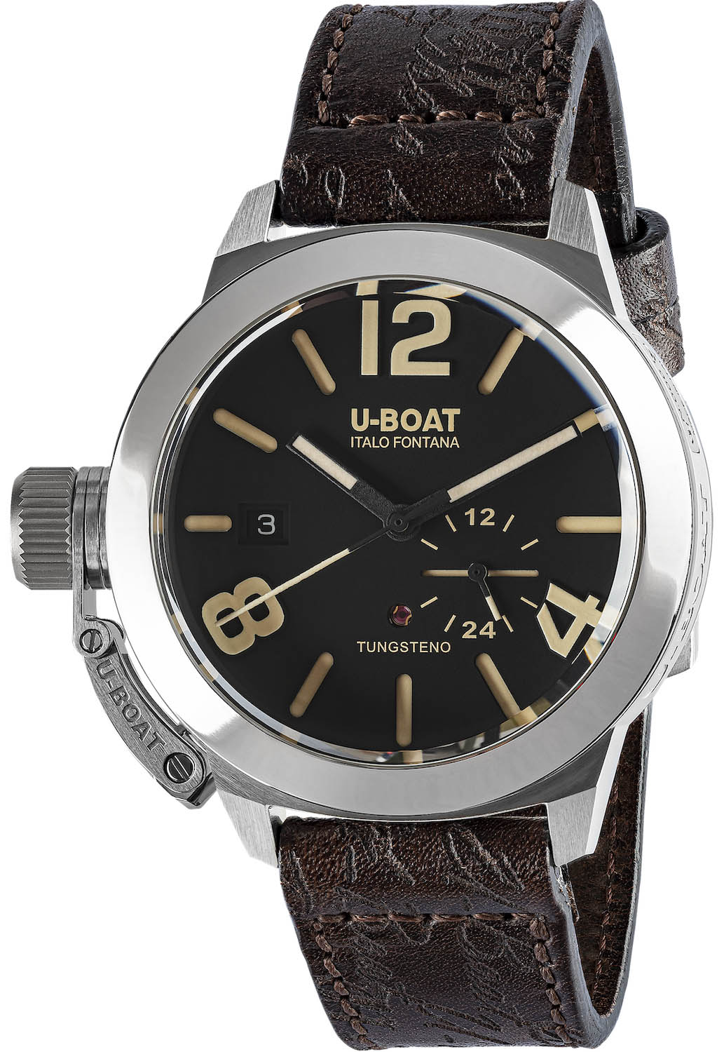 U-Boat Classico 42 Tungsten Black Watch 8893 W Hamond Luxury Watches