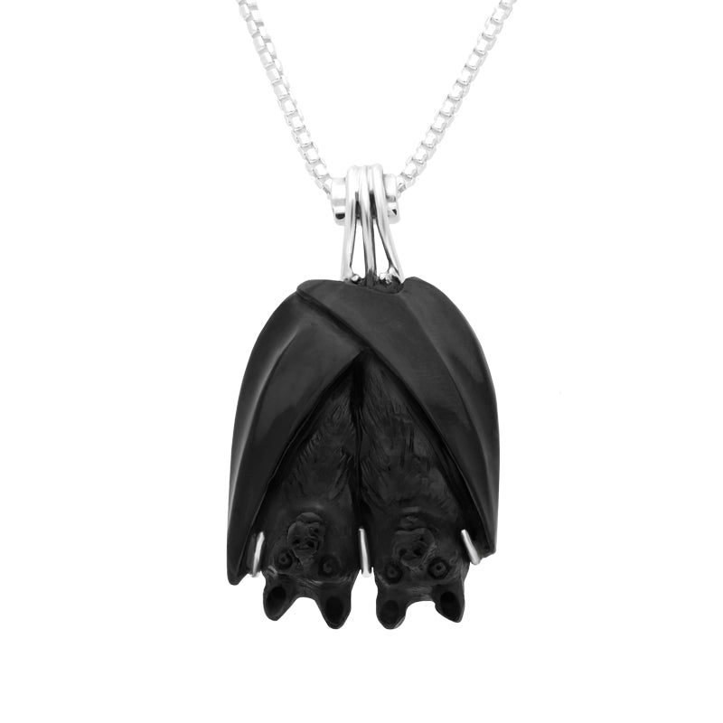 Upside Down Bat Necklace