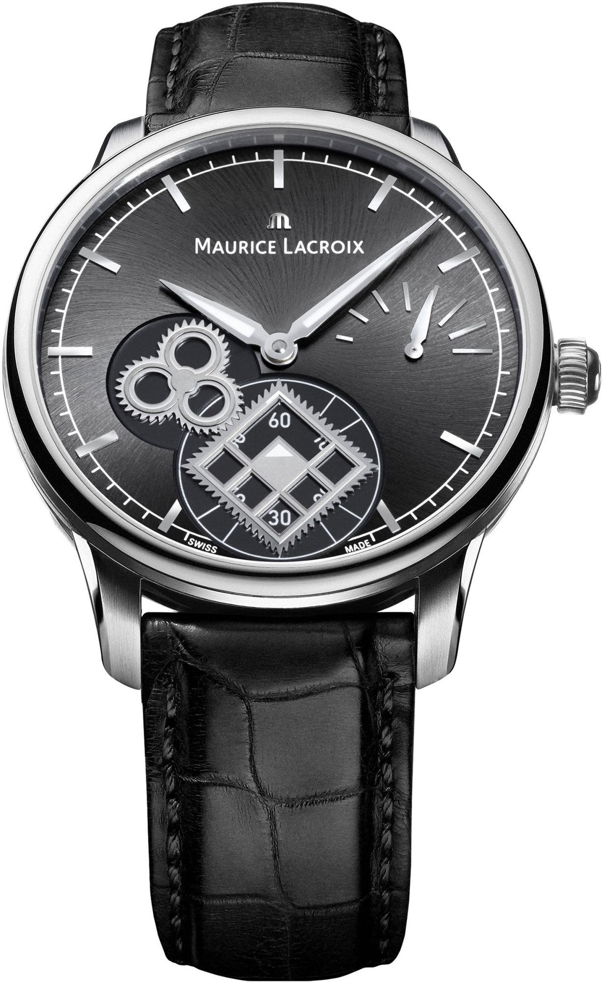 Maurice Lacroix Watch Masterpiece Square Wheel Mens MP7158 SS001