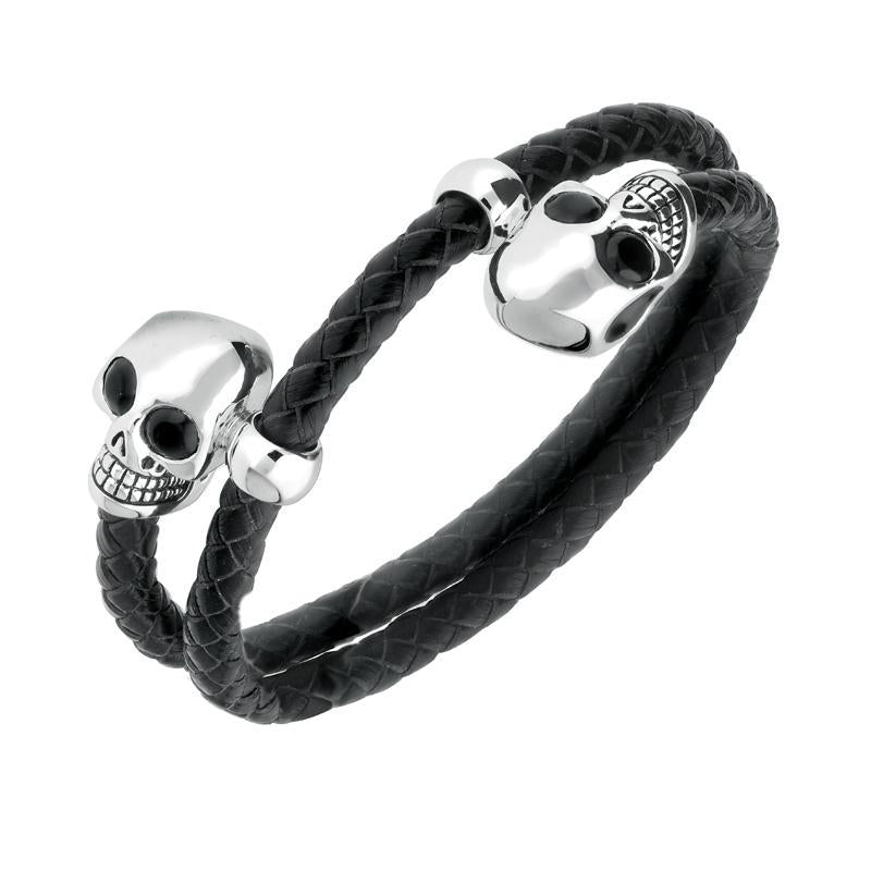 Sterling skull deals bracelet