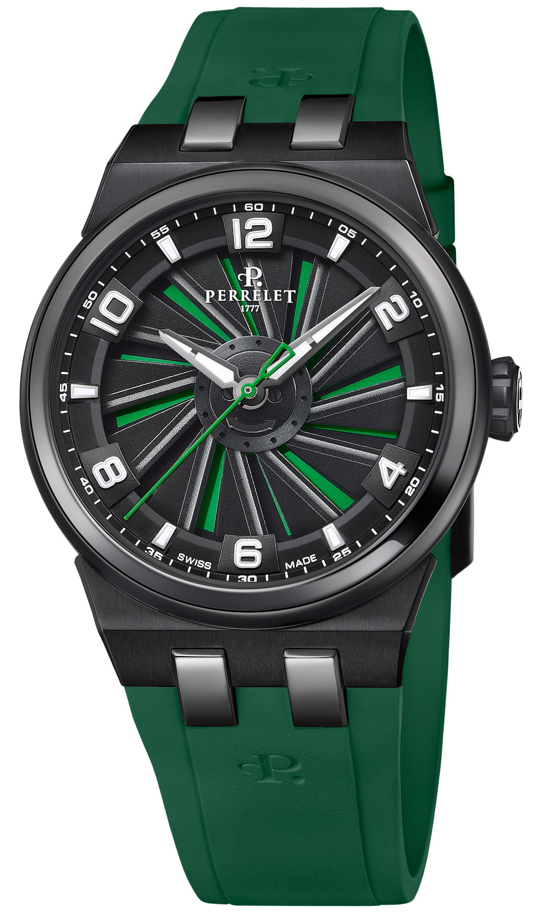 Perrelet Turbine Titanium 41 Green A4067 5 W Hamond Fine Jewellery