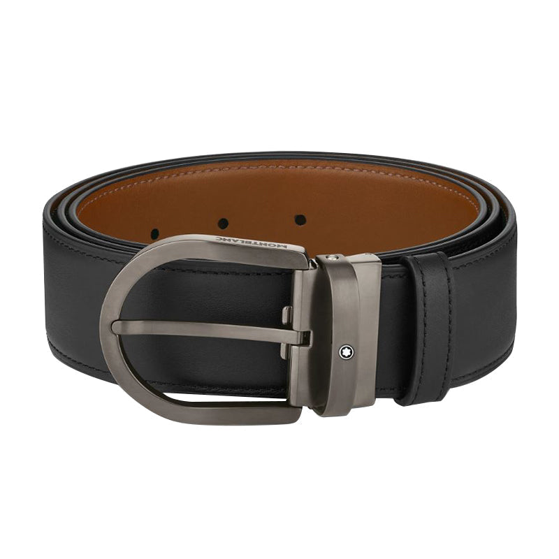 Men's Leather Belt: Eclipse, Brown Onyx