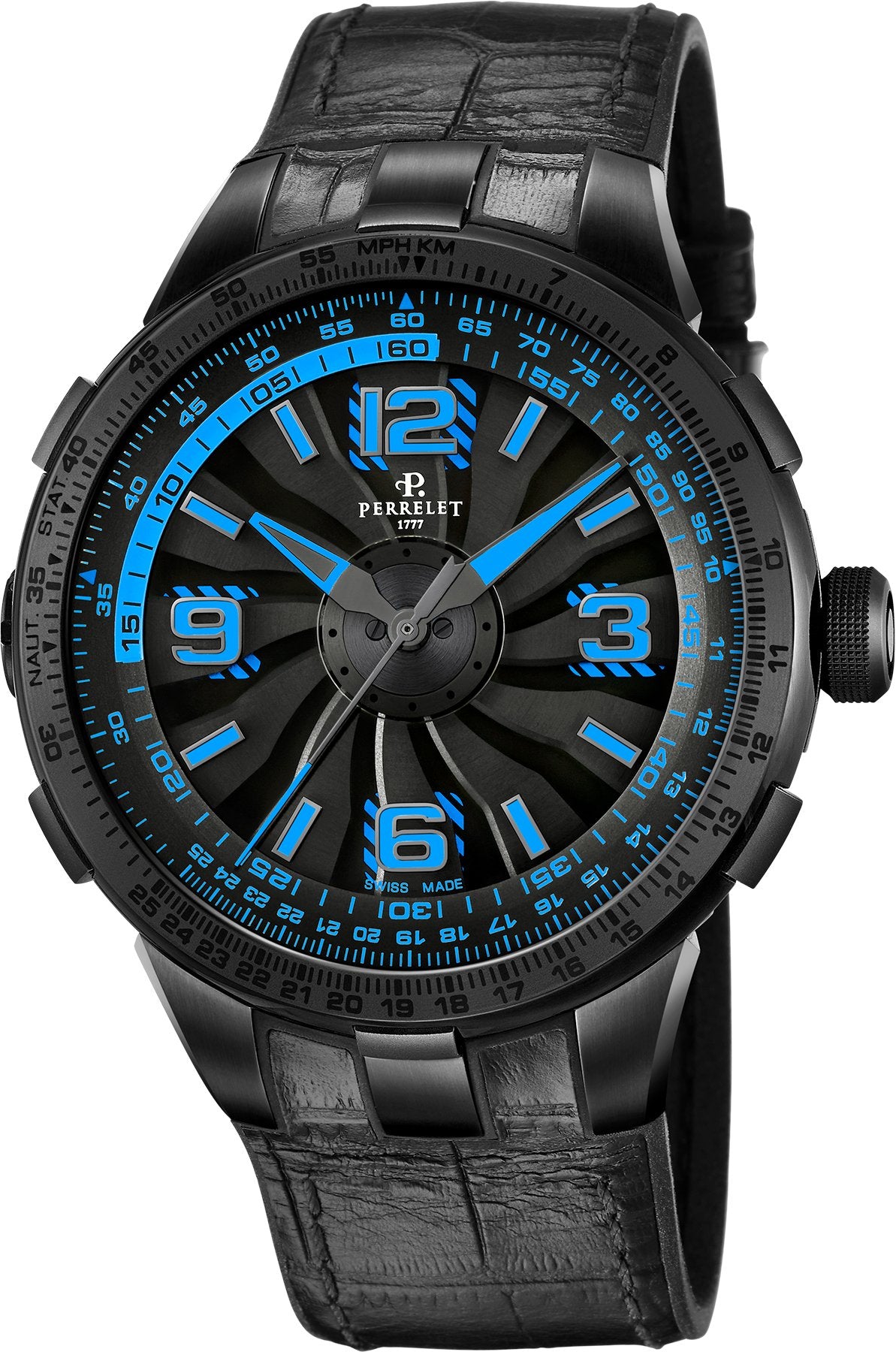 Perrelet Watch Turbine Pilot Electric Blue A1095 2 W Hamond