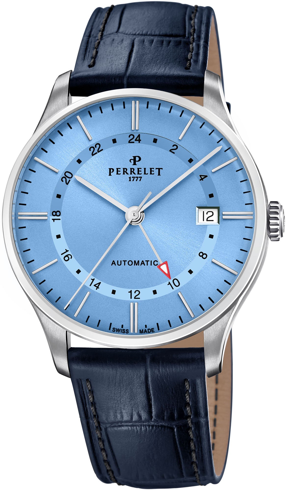 Perrelet Watch Weekend GMT Ice Blue