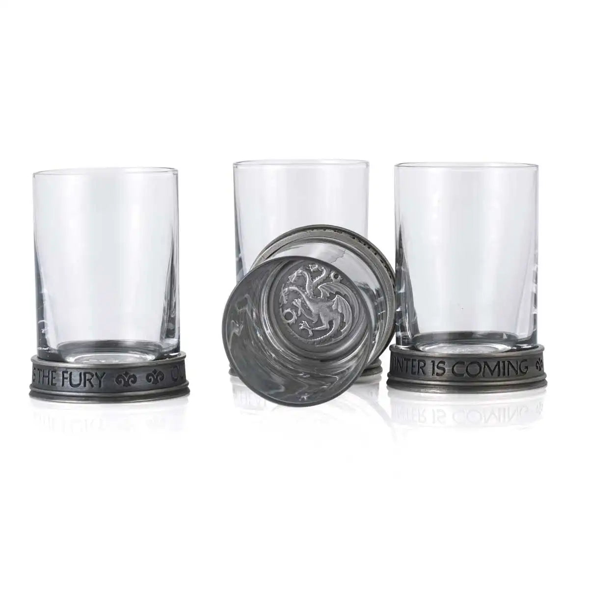 Royal Selangor Ace Collection Verre à whisky en étain Motif pique 300 ml