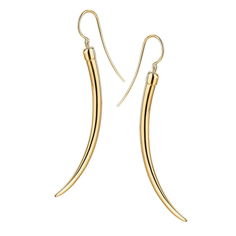 Shaun Leane No. 1 18ct Yellow Gold Plated Sterling Silver Large Drop  Earrings SA062.YVNAEOS