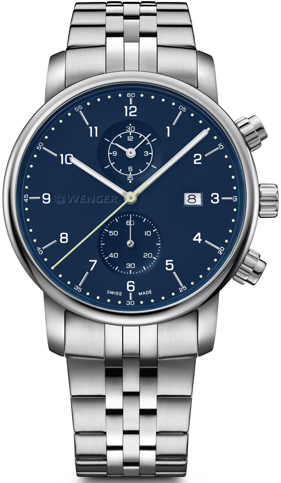 Wenger Urban Classic Chrono Blue Watch W Hamond