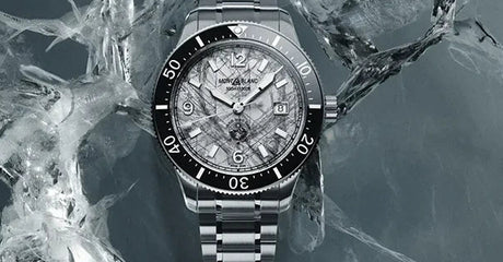 Montblanc Glacier - The 1858 Iced Sea Automatic Date in Grey