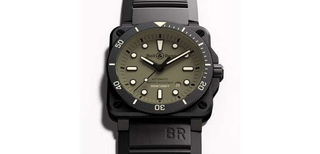 Bell & Ross Introduces New BR 03-92 Diver Military Ceramic Watch