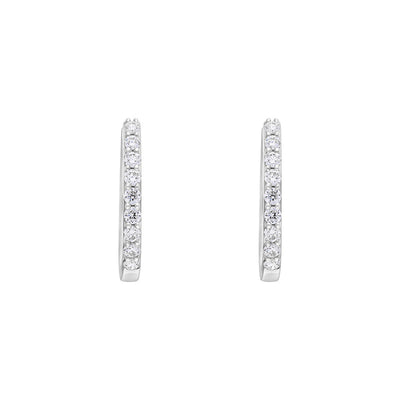 Featured Diamond Hoop Earrings image