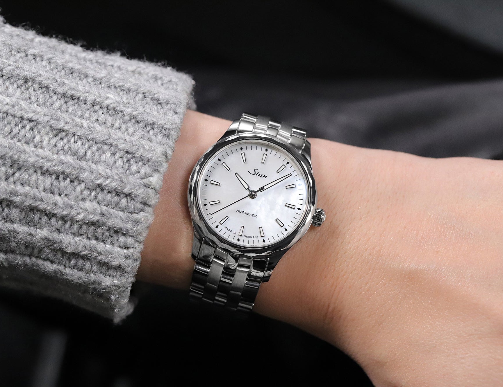 Sinn 534 MOP W Fine Link Bracelet Watch 534.011 Bracelet | W