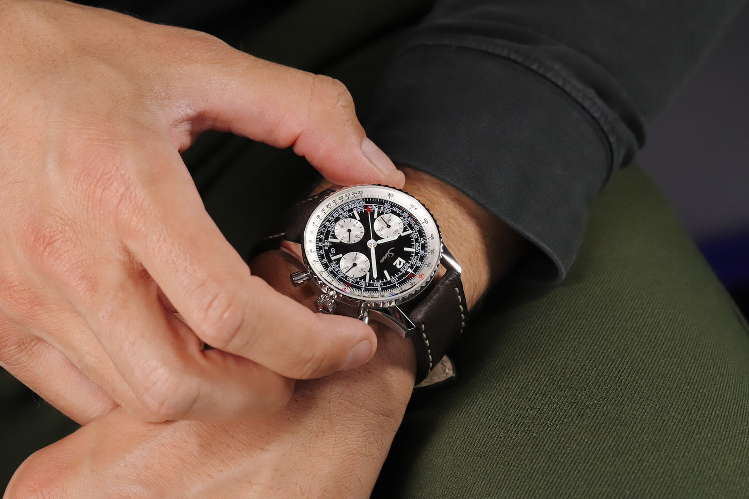 Sinn 903 St II Navigation Vintage Leather Watch 903.090 Vintage