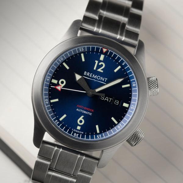 Bremont Watch U2 Blue Bracelet U 2 BL BR W Hamond Luxury Watches