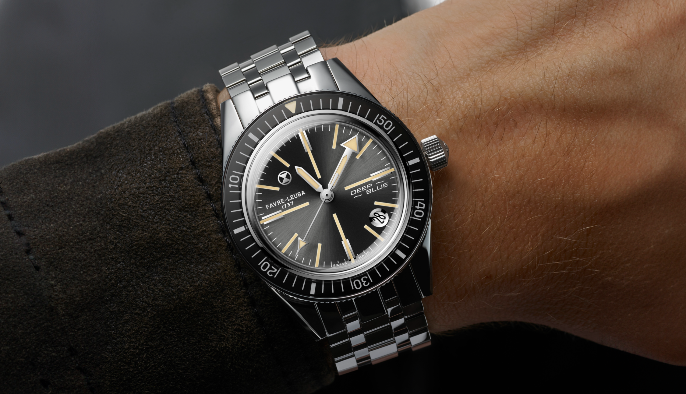 Favre Leuba Deep Blue Revival Watch W Hamond