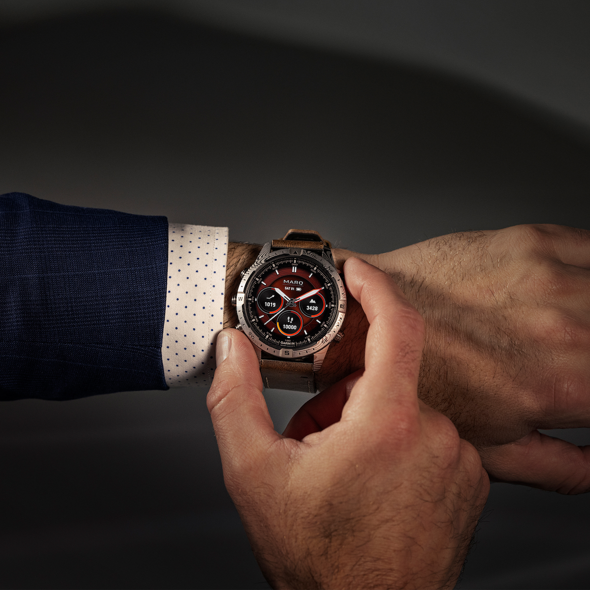 Garmin MARQ II Adventurer Damascus Edition Watch 010-03393-31 W