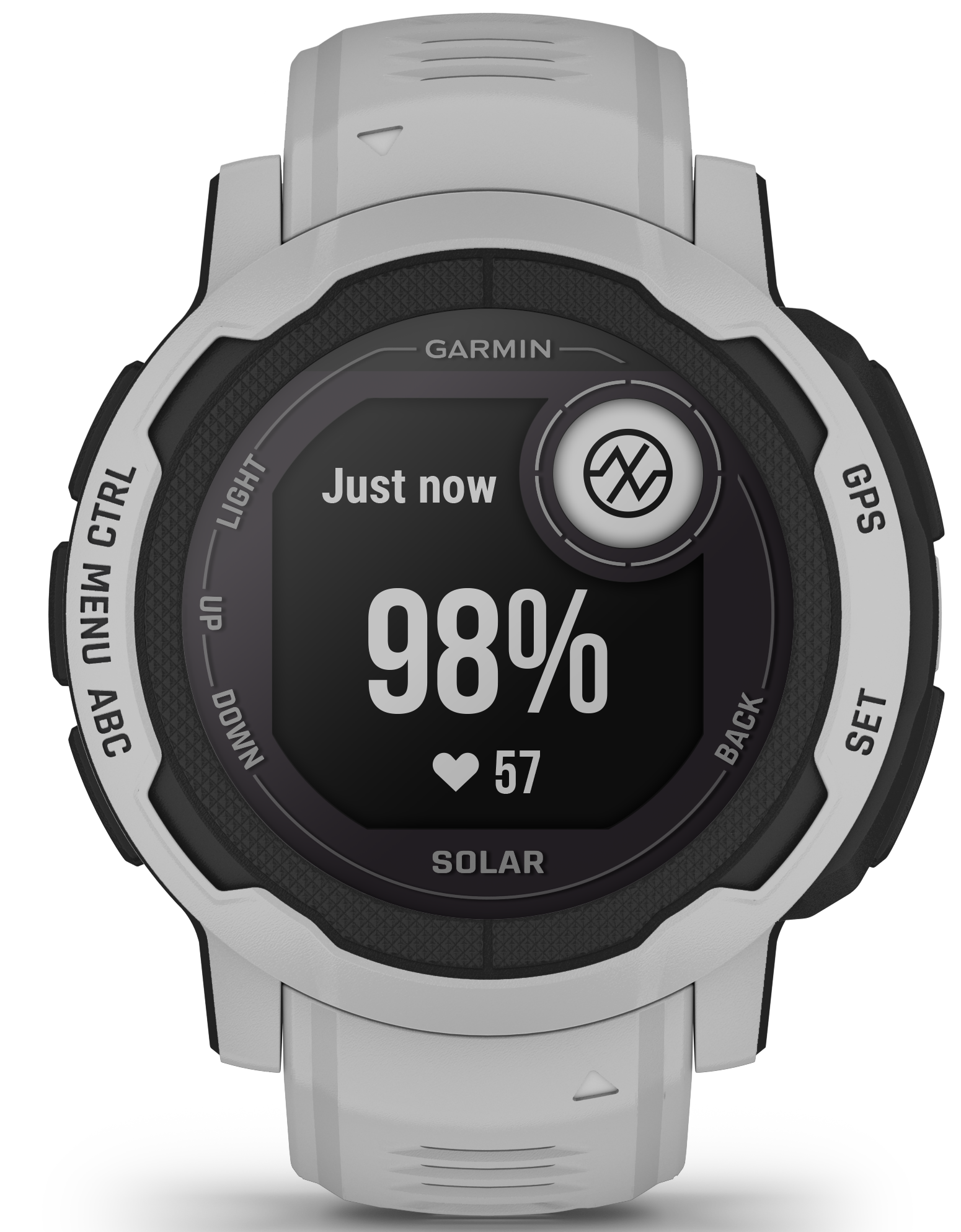 Garmin Instinct 2 Solar GPS Mist Gray Smartwatch 010 02627 01 W Hamond Luxury Watches