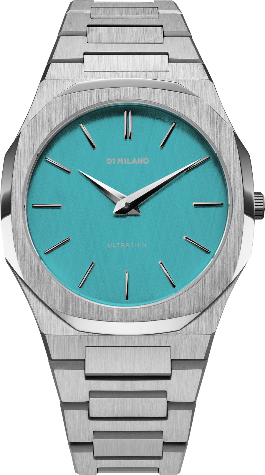 D1 Milano Ultra Thin Light Blue Linen Watch UTBU08 | W Hamond