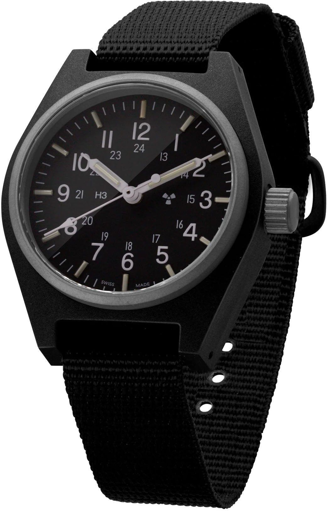 Marathon General Purpose Black Quartz GPQ Watch WW194004BK-0808