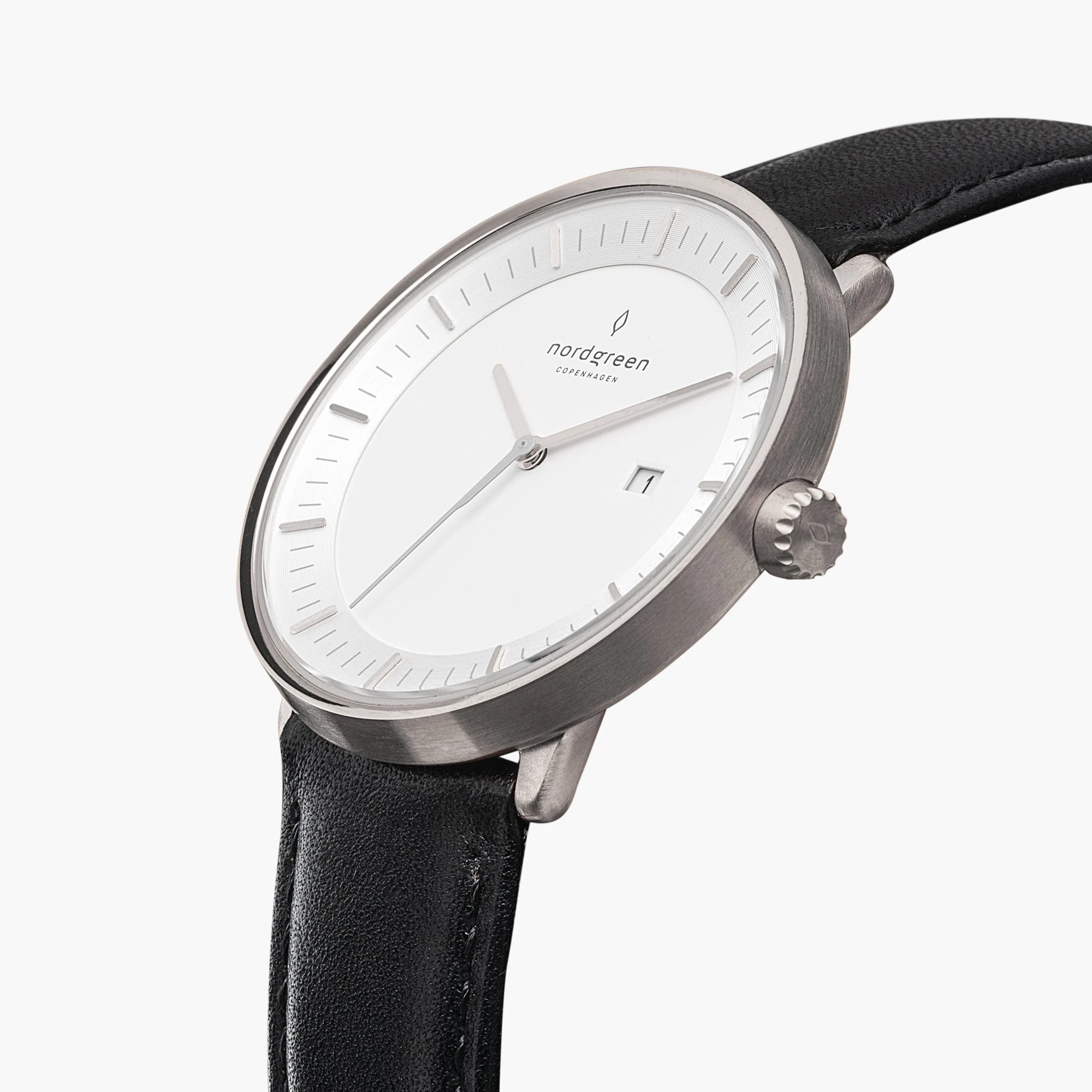 Nordgreen Philosopher Watch PH40SILEBLXX | W Hamond Luxury Watches