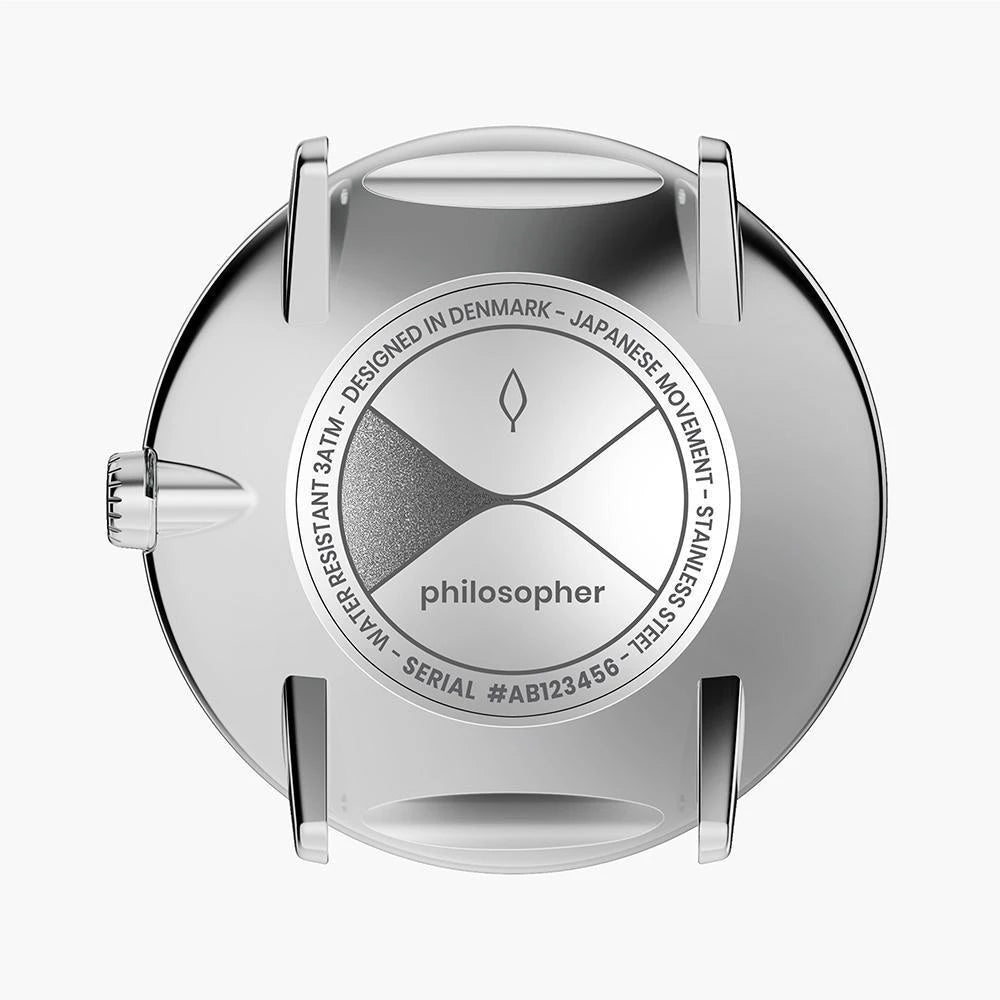 Nordgreen Philosopher Watch PH40SILEBLXX | W Hamond Luxury Watches