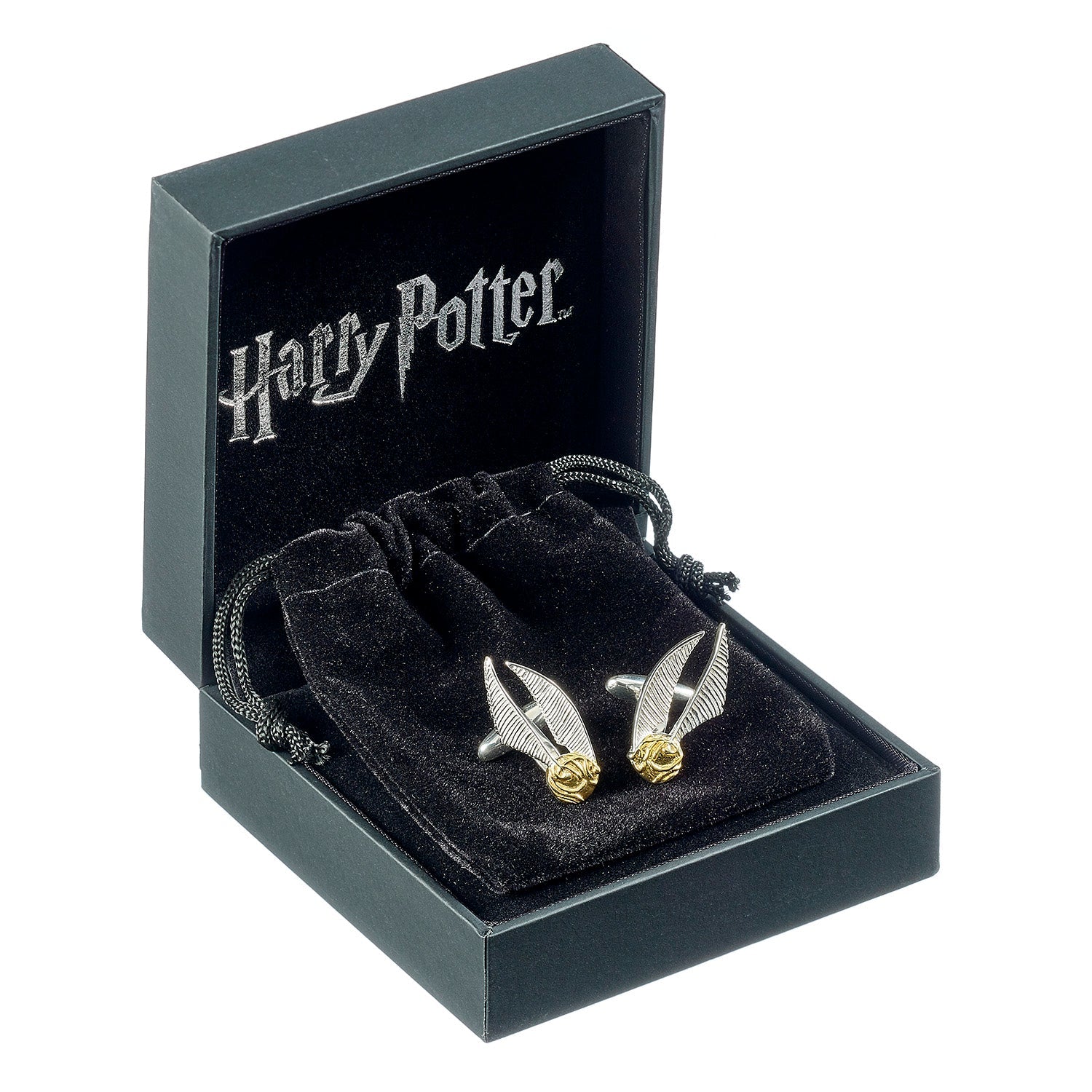 Official Harry Potter Sterling Silver Golden Snitch Cufflinks