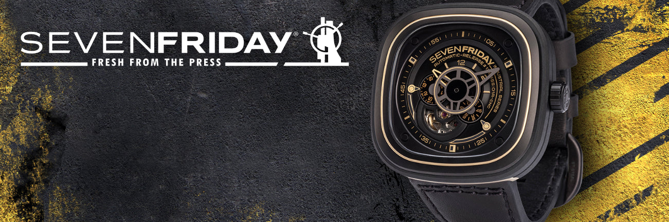 banner of SevenFriday watches
