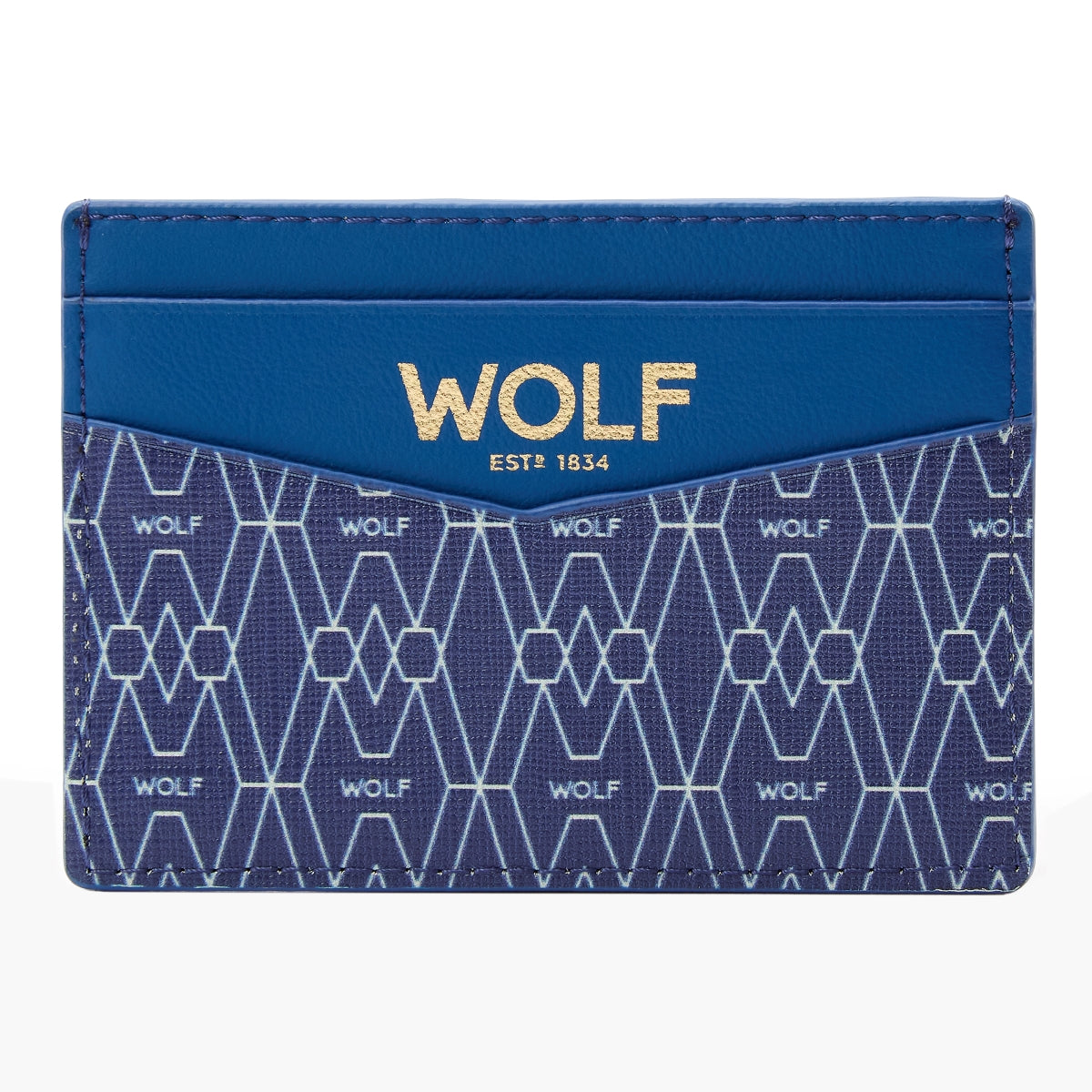 Wolf Signature Vegan Collection Blue Cardholder 776224 | W Hamond Fine ...
