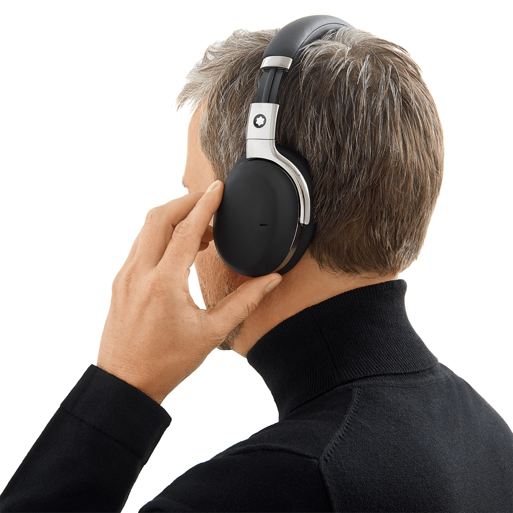 Montblanc MB01 Over-Ear Headphones Black 130319 | W Hamond Fine