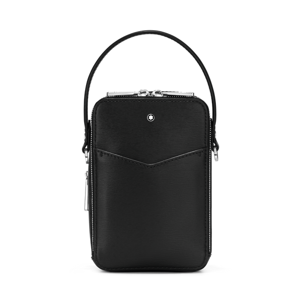 Men backpack Montblanc Meinsterstuck 130914 black leather small