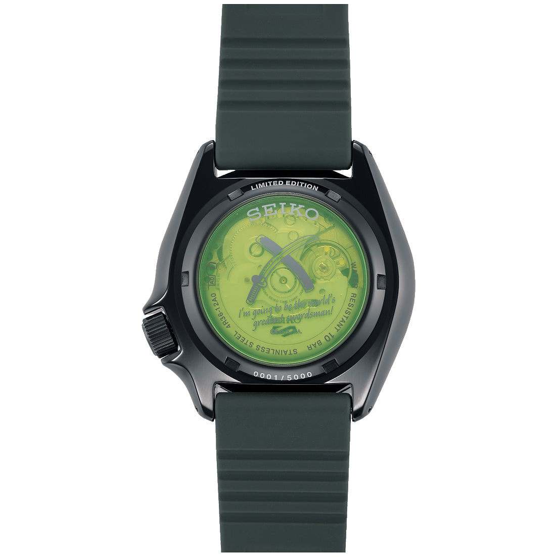 ザクロ Seiko Watch 5 Sports One Piece Roronoa Zoro Limited Edition D