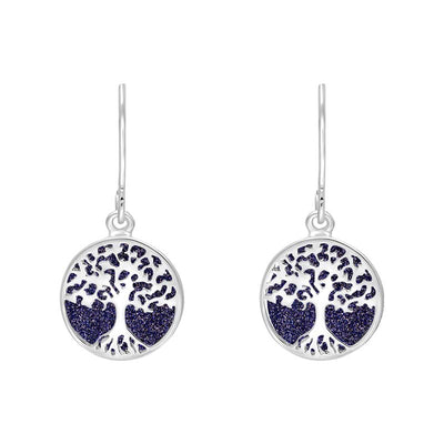 Featured Blue Goldstone Earrings image